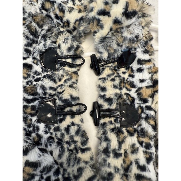 Little Lass  Adorable Leopard Faux Fur Sleeveless Top Infants size 24 mos - Picture 5 of 8